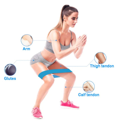 Booty Resistance Bands - Elastic Exercise Bands for Glute Training